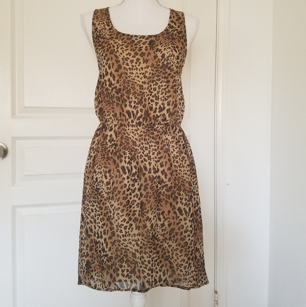 Leopard print dress